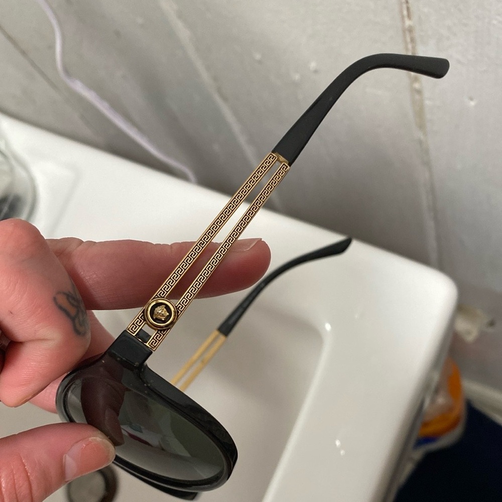 Black and Gold Sunglasses